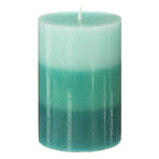 Geurkaars Tahitiaanse Gardenia Parfum met Driekleurig Kleurverloop – Ø6,5 x 10 cm – Luxe Wax Kaars  45+ Branduren