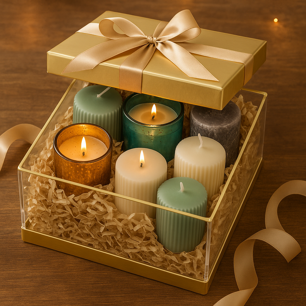 Geschenk Zet Geurkaarsen ( middel )