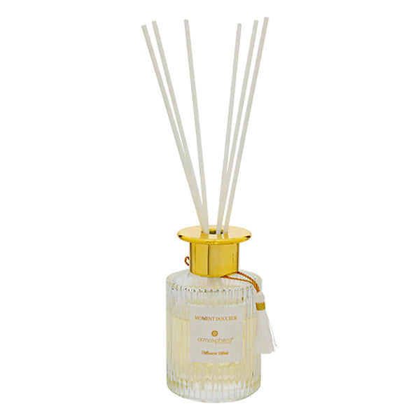 Gladys Gold Geurenset Compleet – Diffuser, Kaarsen & Gouden Tray