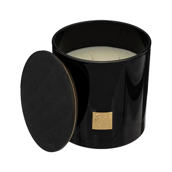 Luxe Geurkaars Bosbes – Zwarte Glazen Kaars 1200 g