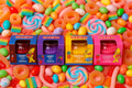 Het beste van Haribo 4x Geurkaars