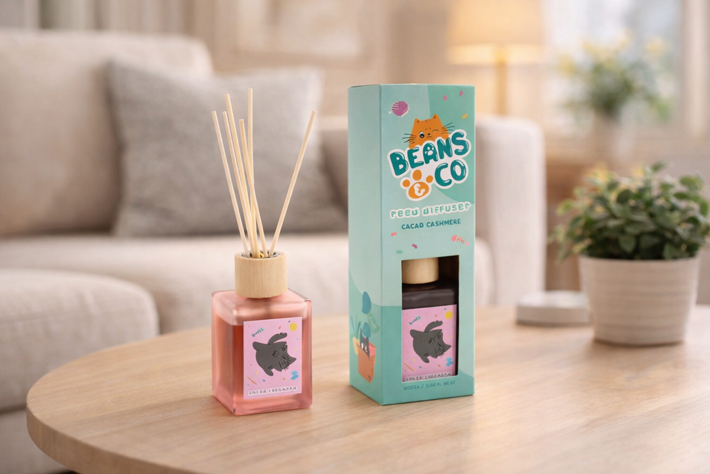 Beans & Co Cacao & Kasjmier Geur Diffuser 100ML