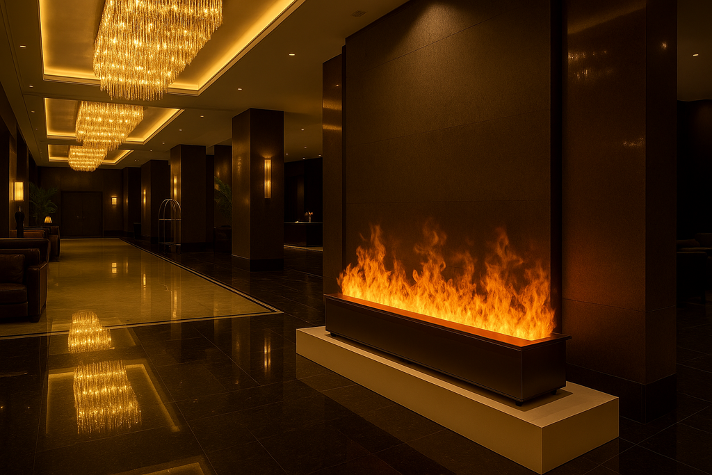 FIRECOOL COLORS 200 - Luxe Elektrische Waterdamp Haard met Realistische Vlammen en App-bediening