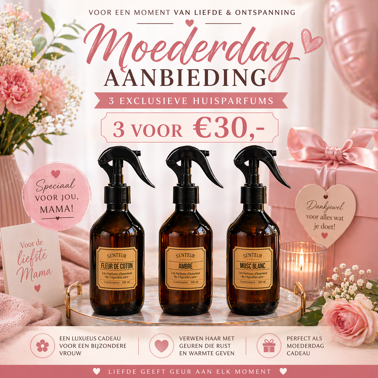 Moederdag Aanbieding Huisparfum