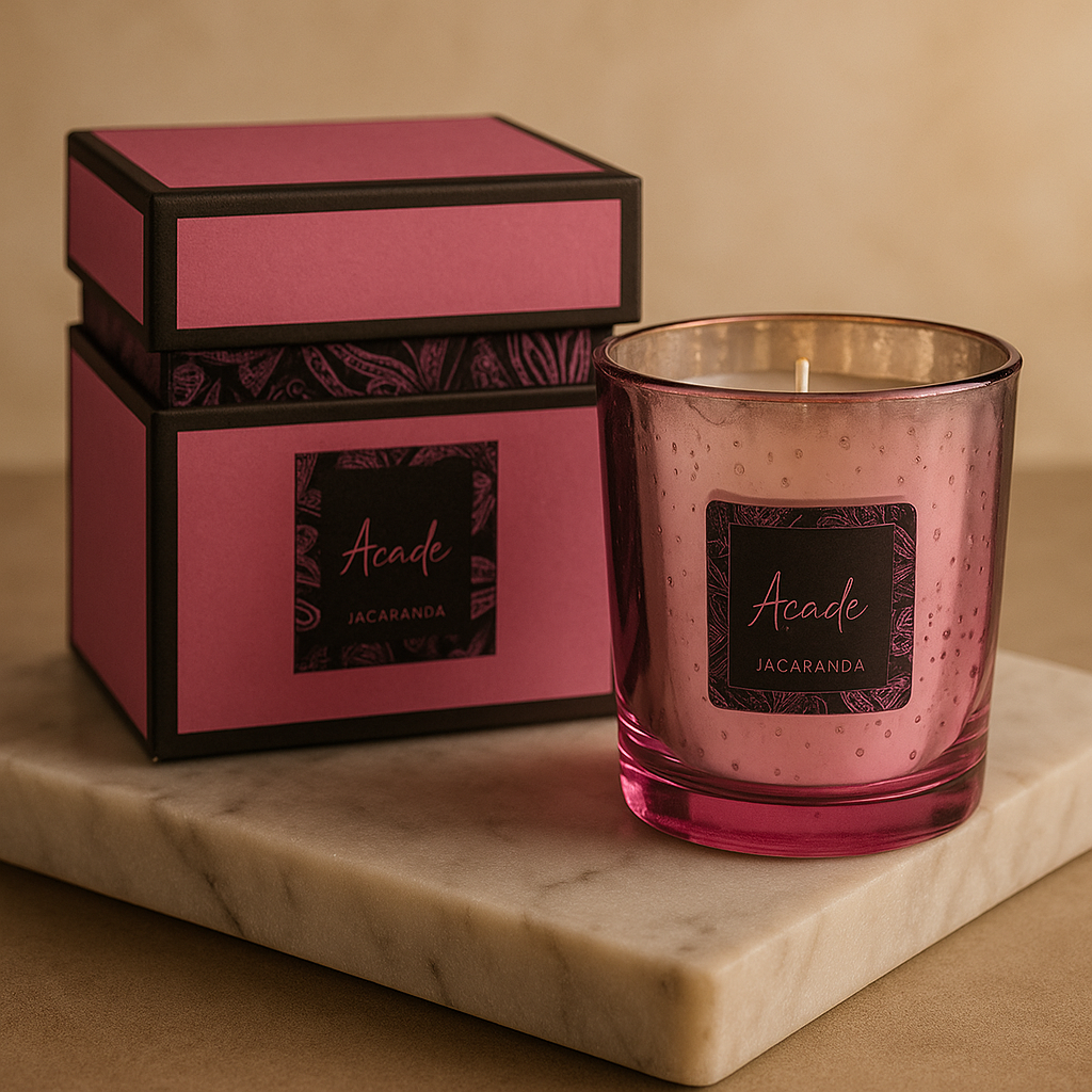 Parfum de Maison  Strawberry & Cream Geurkaars                [ 42+ branduren ]