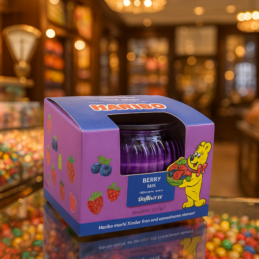 Geurkaars Haribo 85g Bessenmix