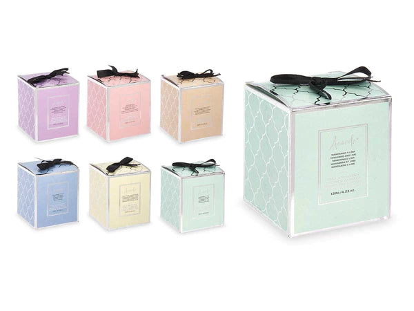 Aroma Crystal Geurkaarsenset x6 – Luxe Geurkaarsen in Kleurrijk Kristalglas | 20 Uur Brandtijd per Kaars