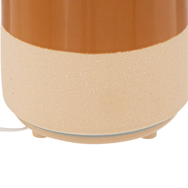 Marty Oker Oliediffuser 150 ml – Luxe Keramische Aromatherapie Geurvernevelaar in Oker – Stijlvolle Etherische Olie Mistverspreider voor Woonkamer, Slaapkamer & Kantoor