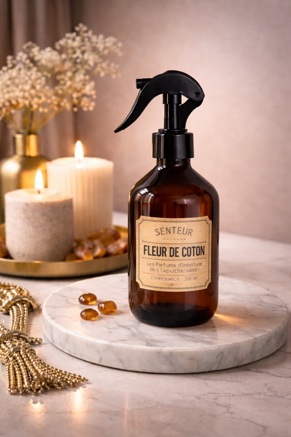 Fleur De Coton Apotheker Huisparfum Spray 300 ml – Luxe Interieurgeur