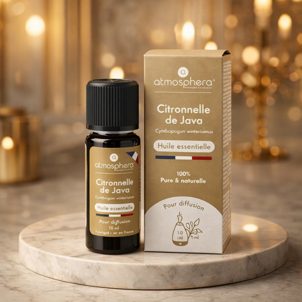 Citronella Etherische Olie – Citronnelle de Java 10 ml | Verfrissende & Zuiverende Aromatherapie